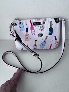 New kate spade New York Dawn Champagne Pink Crossbody Bag Purse
